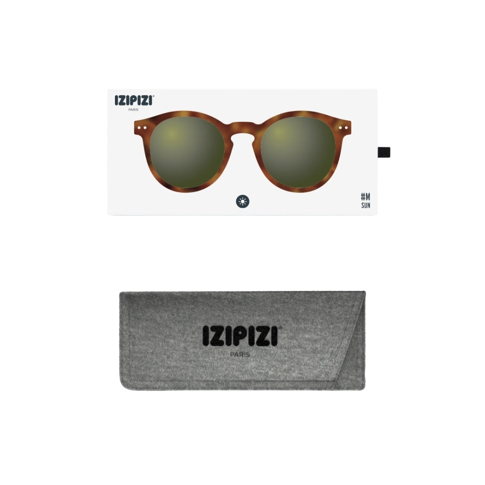 IZIPIZI  SUN M HAVANE GREEN LENSES - HAVANE