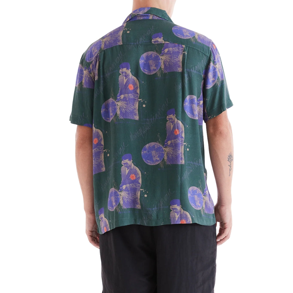 DEUS EX MACHINA WELDWIDE SHIRT - TREK GREEN