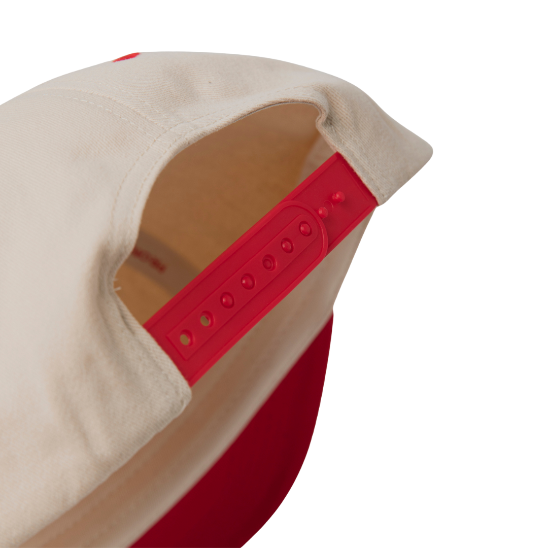 PRONTO & CO. - LASSO CAP - BEIGE/RED