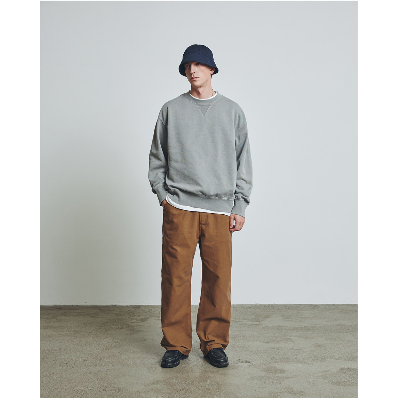 UNIFORM BRIDGE CANVAS CARPENTER PANTS - TAN