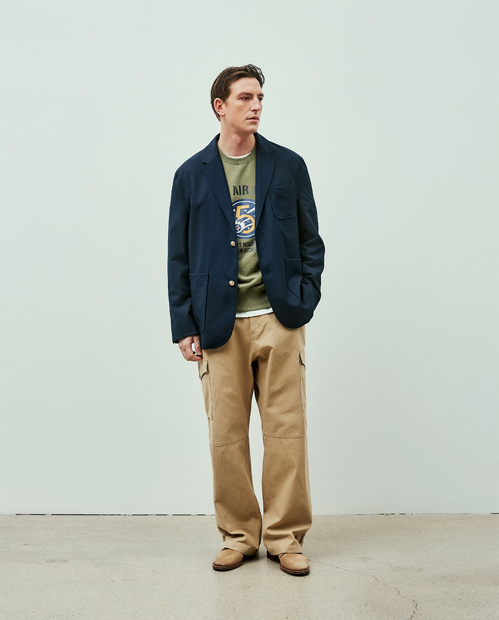 UNIFORM BRIDGE 5TH AIR FORCE SWEATSHIRTS - OLIVE