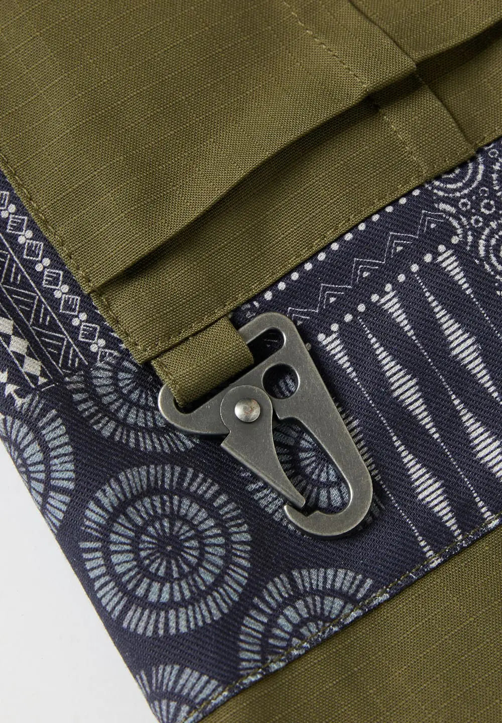 UNION LABS PATCH UP P43 S/S SHIRT - OLIVE