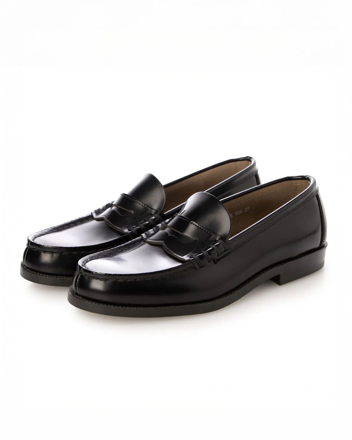 HARUTA COIN LOAFERS 906 - BLACK