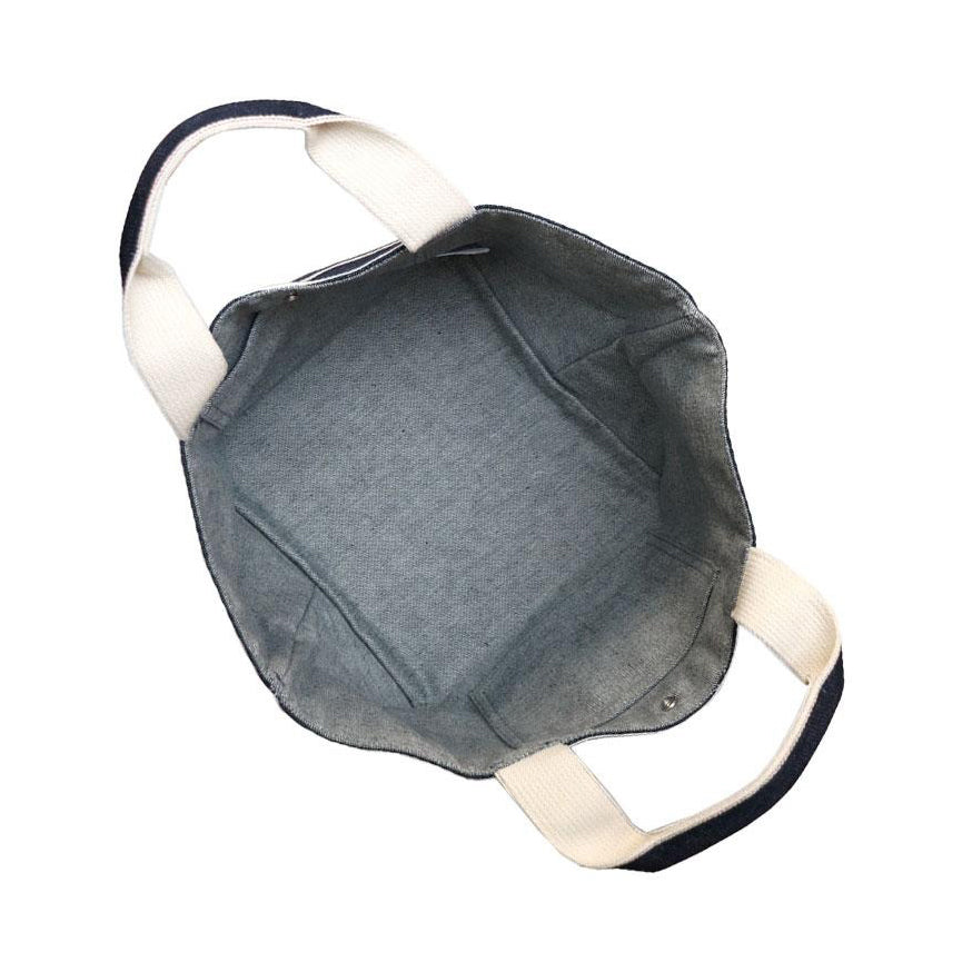 YAMANE LOT.9001 DENIM BOAT-SHAPED TOTE 15 INCH