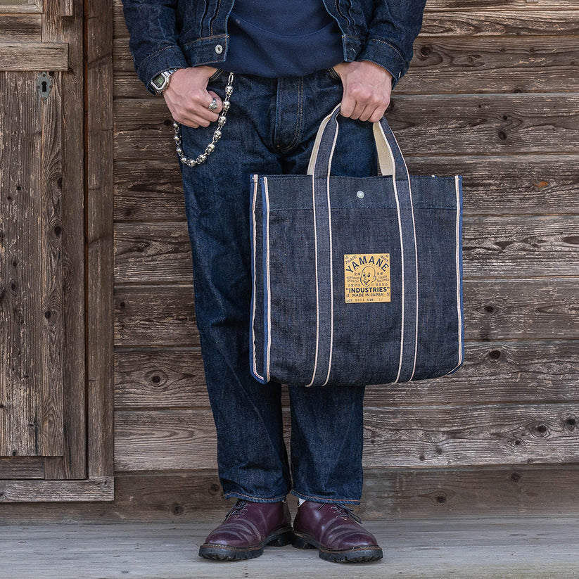 YAMANE LOT.9004 DENIM ROUND BOTTOM 17 INCH