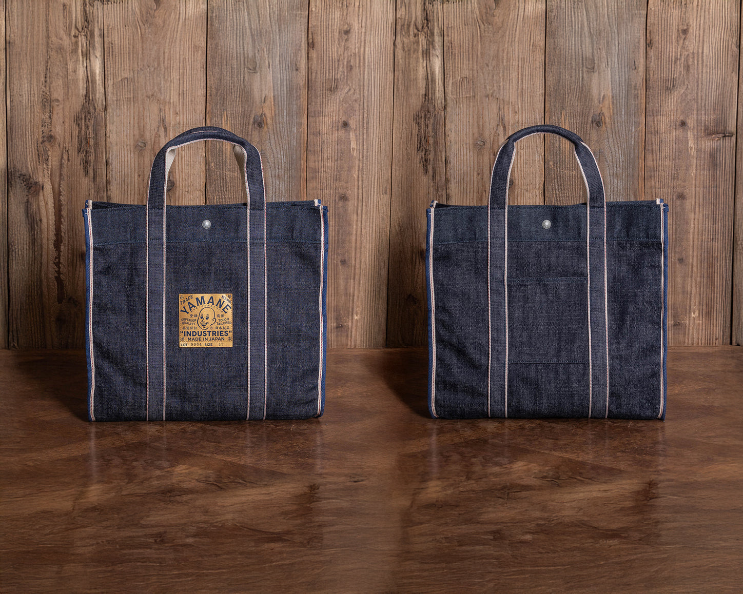 YAMANE LOT.9004 DENIM ROUND BOTTOM 17 INCH