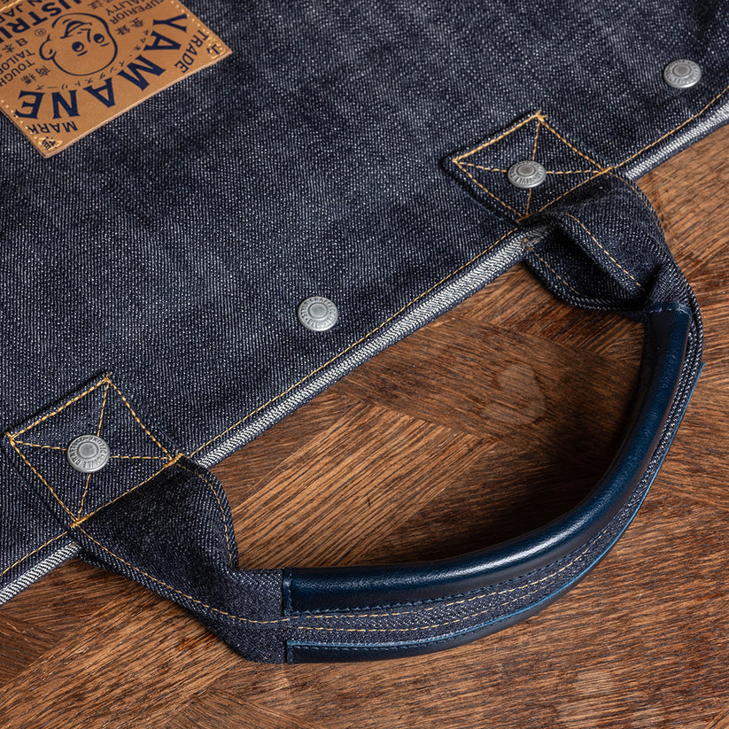 YAMANE LOT.9013 DENIM HELMET BAG 20 INCH