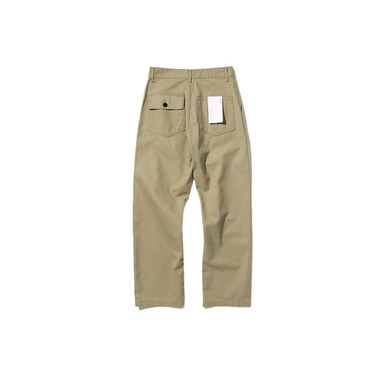 UNIFORM BRIDGE COTTON FATIGUE PANTS REGULAR FIT BEIGE - BEIGE