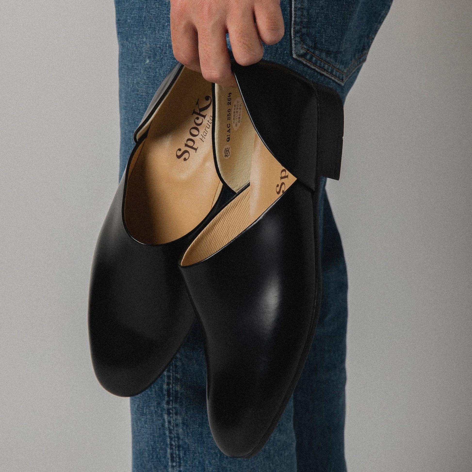 HARUTA SPOCK SHOES 850 - BLACK