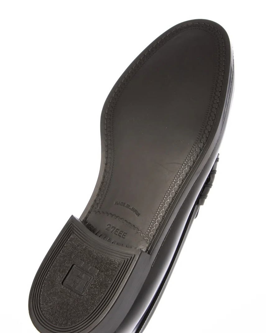 HARUTA COIN LOAFERS 906 - BLACK