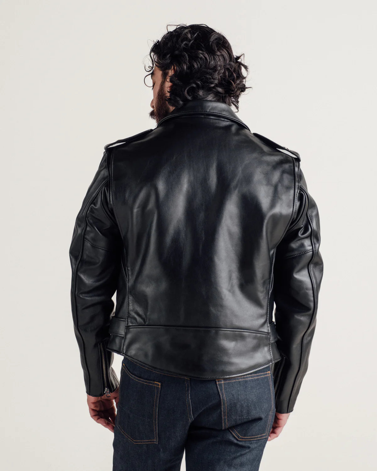 SCHOTT NYC 613 ORIGINAL ONE STAR PERFECTO MOTORCYCLE JACKET - BLACK