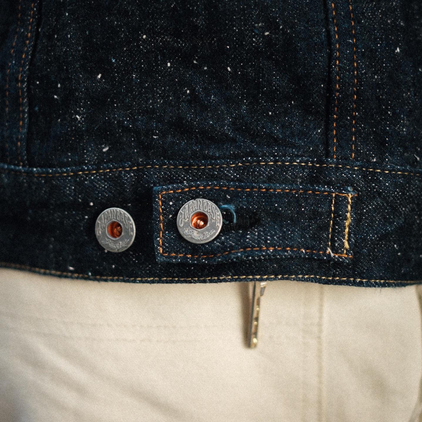 GRAPH ZERO JEAN JACKET 3RD TYPE - NEP YARN