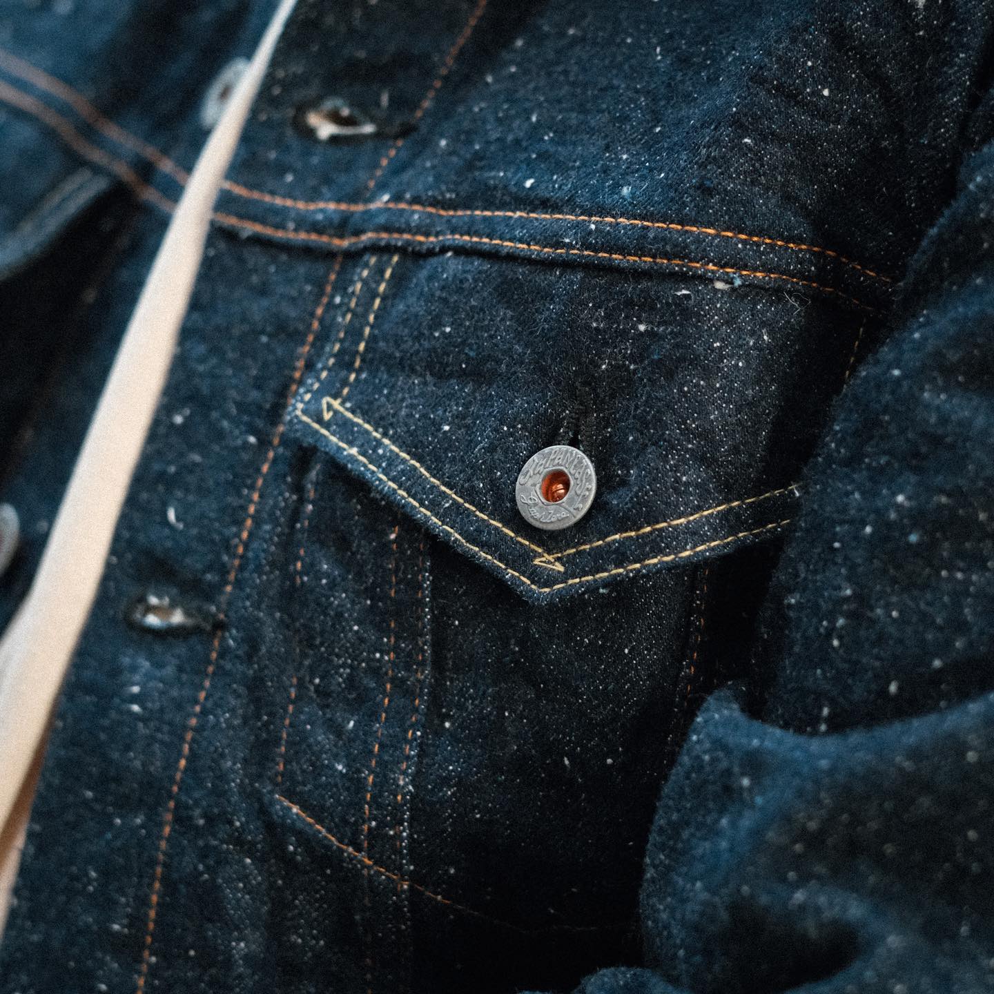 GRAPH ZERO JEAN JACKET 3RD TYPE - NEP YARN