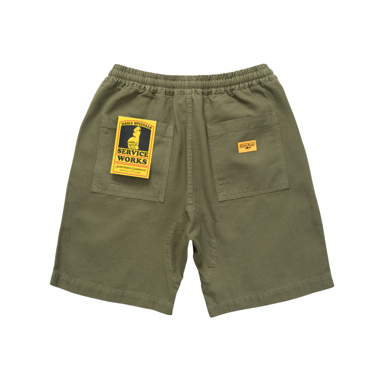 SERVICE WORKS CANVAS CHEF SHORT - OLIVE