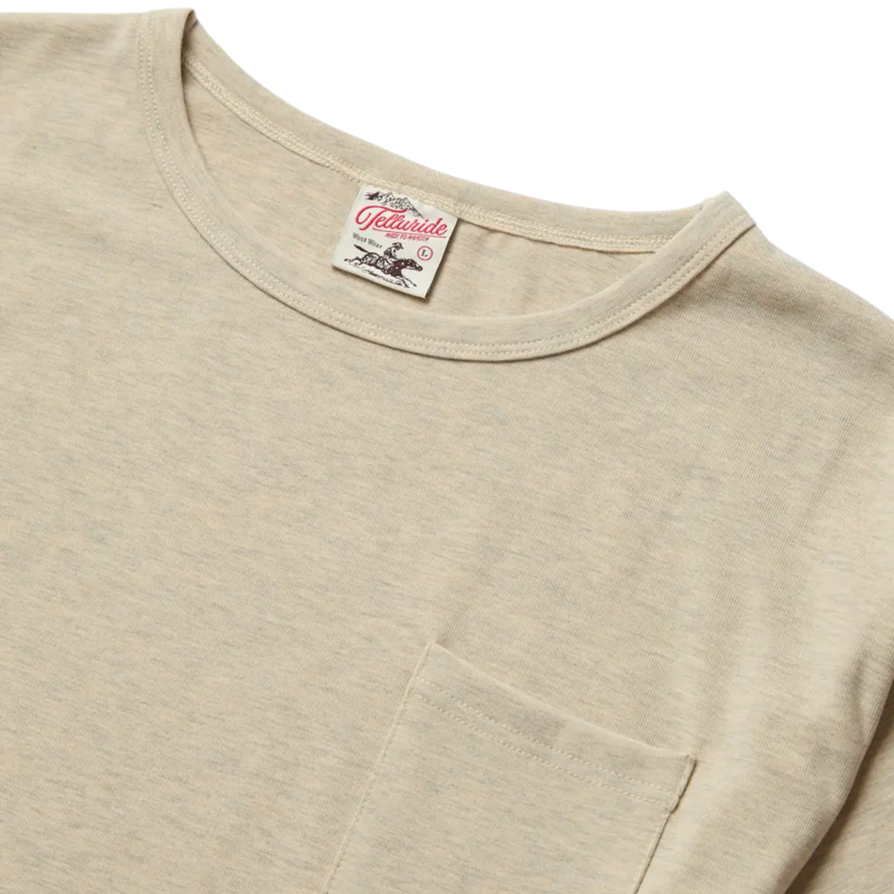 TELLURIDE POCKET T-SHIRT - BEIGE