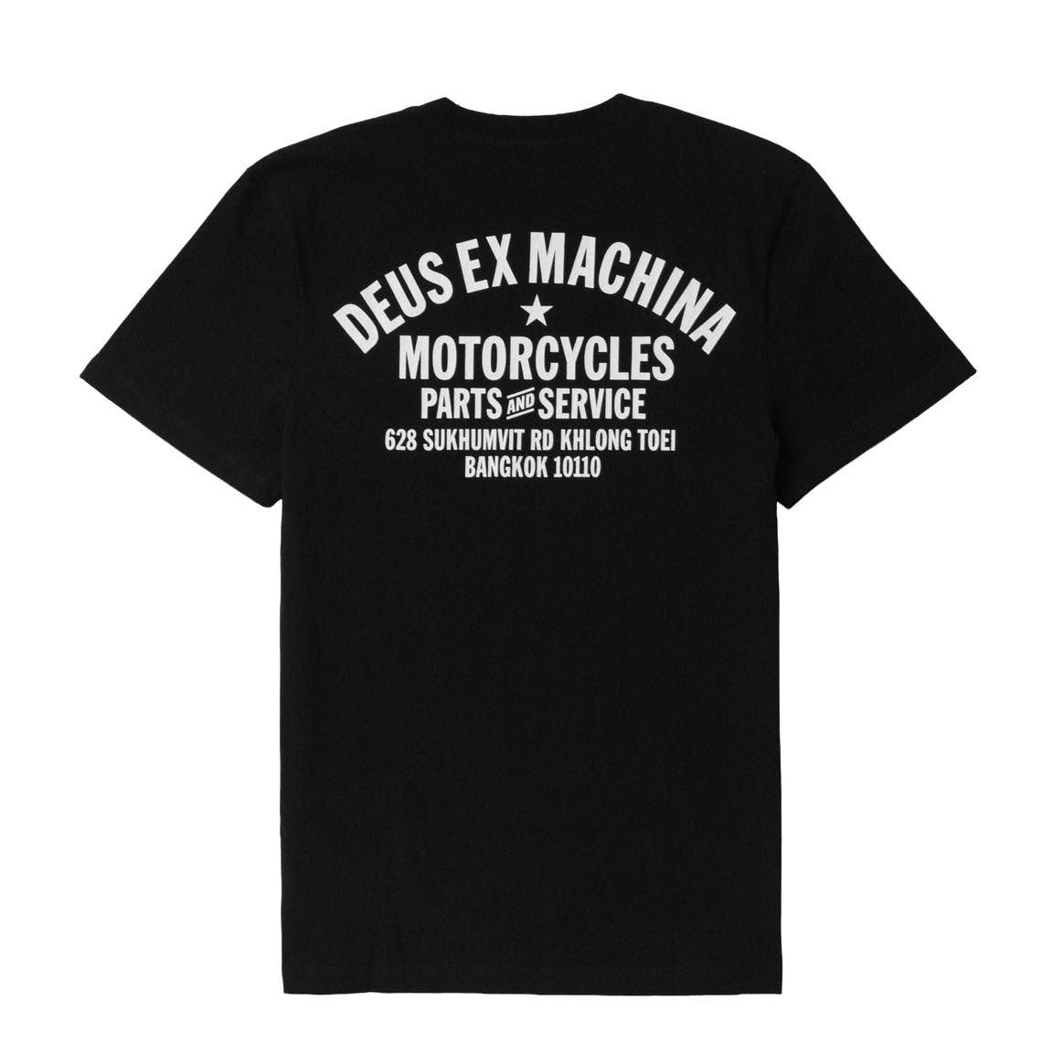 DEUS EX MACHINA BANGKOK ADDRESS TEE BLACK