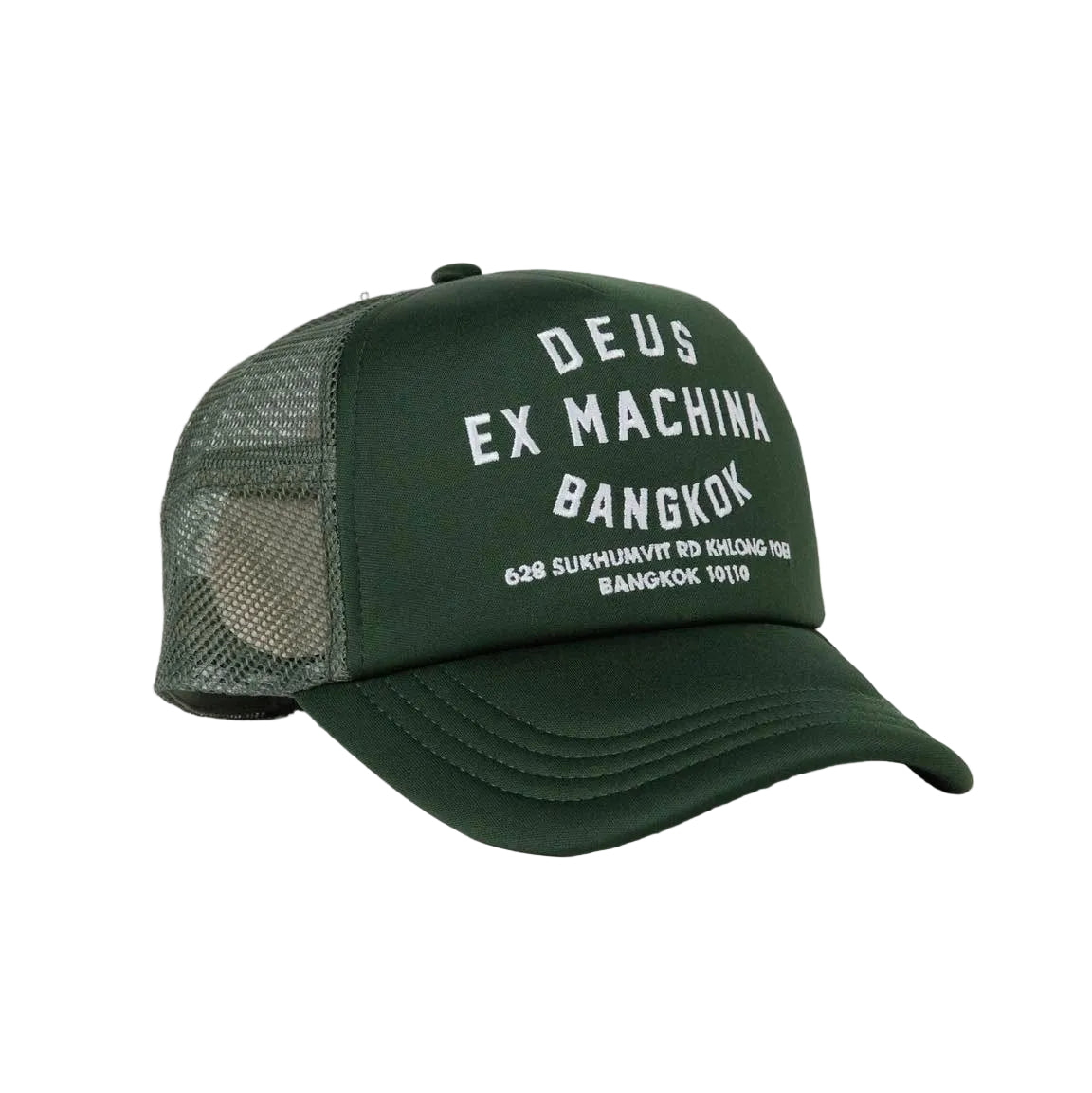 DEUS EX MACHINA BANGKOK ADDRESS TRUCKER HILLSIDE GREEN