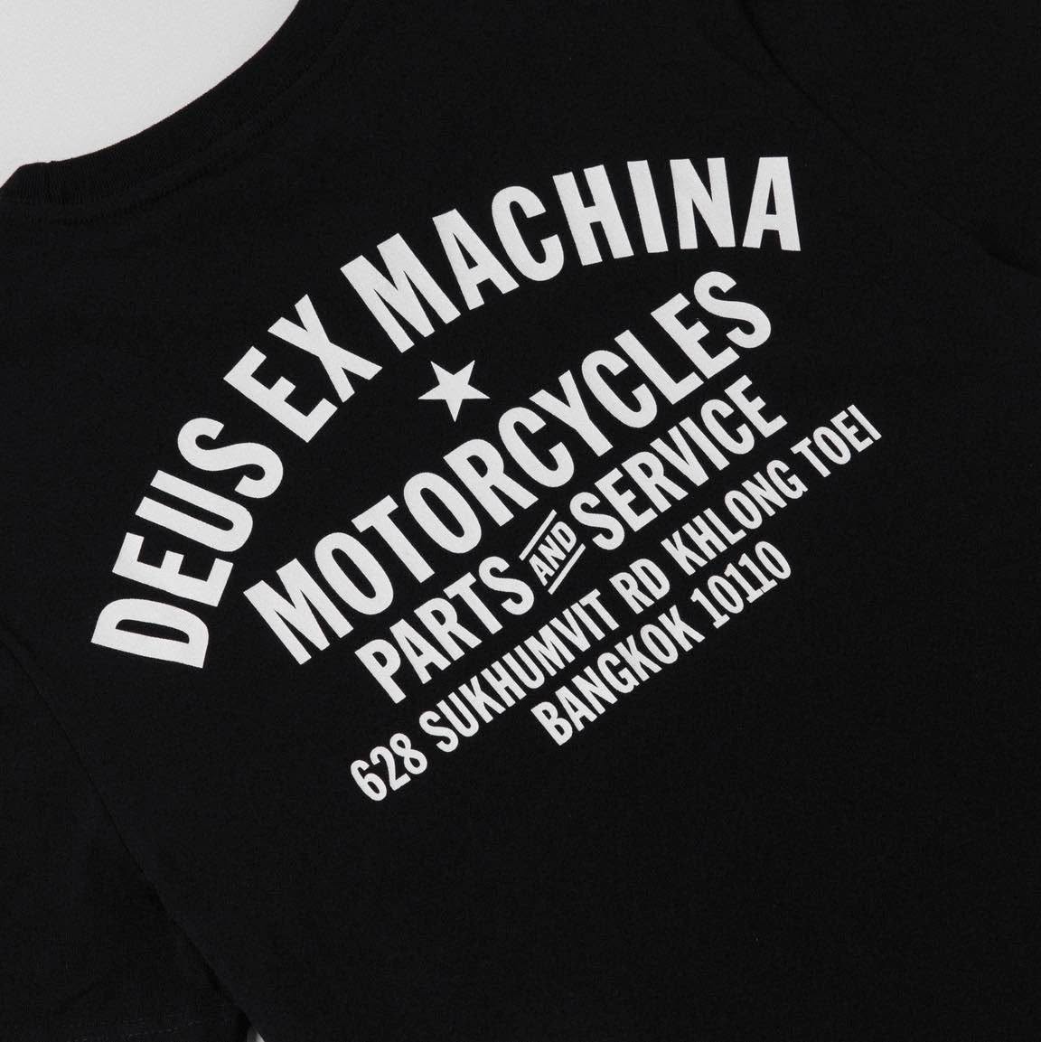 DEUS EX MACHINA BANGKOK ADDRESS TEE BLACK