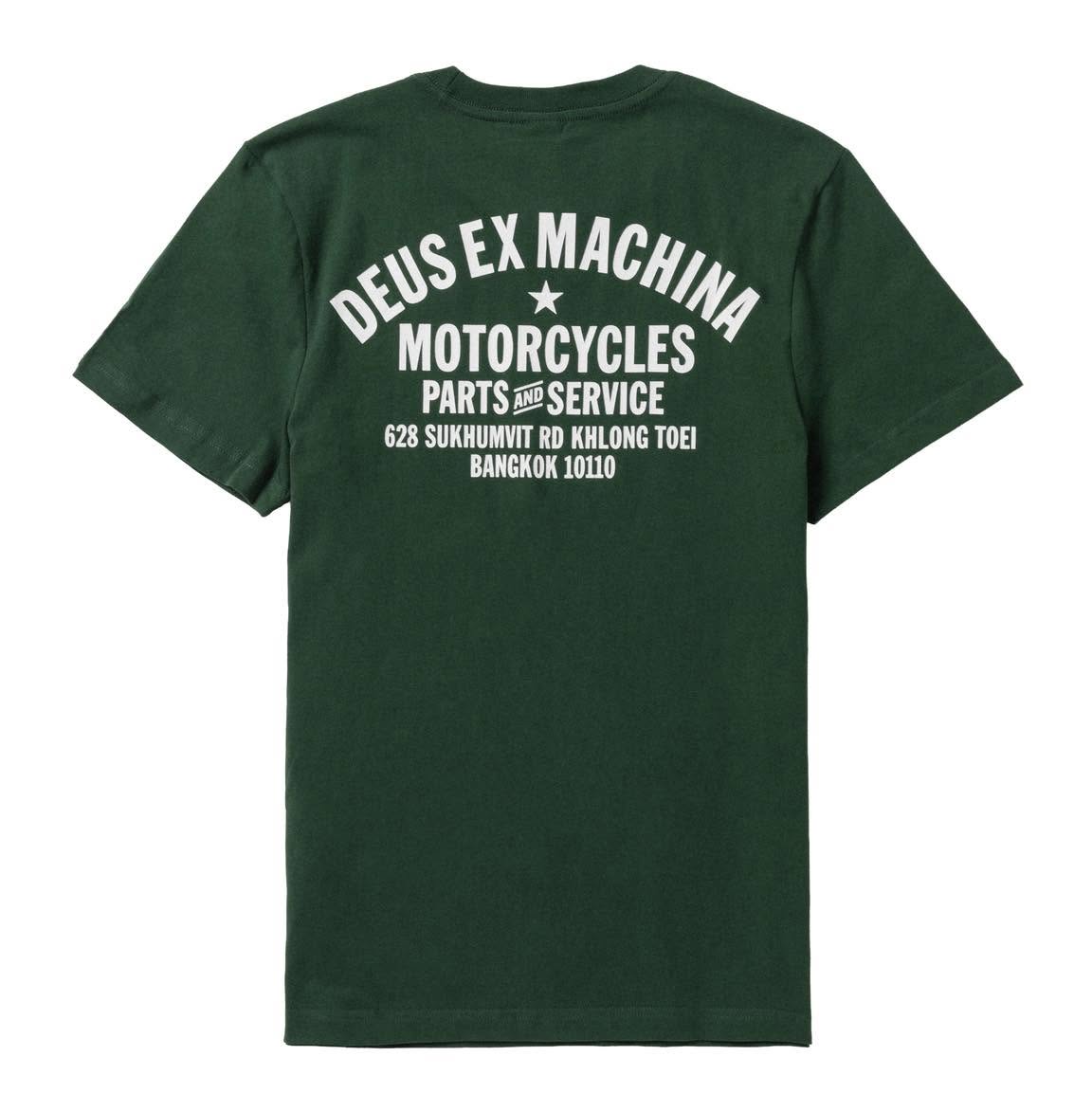 DEUS EX MACHINA BANGKOK ADDRESS TEE HILLSIDE GREEN