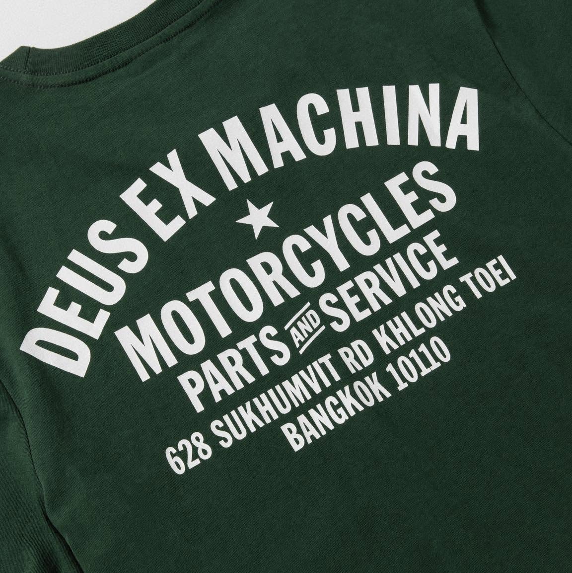 DEUS EX MACHINA BANGKOK ADDRESS TEE HILLSIDE GREEN