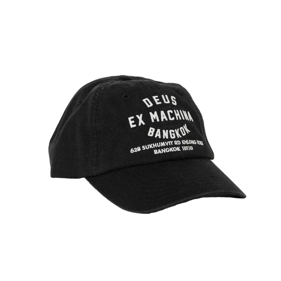 DEUS EX MACHINA BANGKOK ADDRESS DAD CAP BLACK