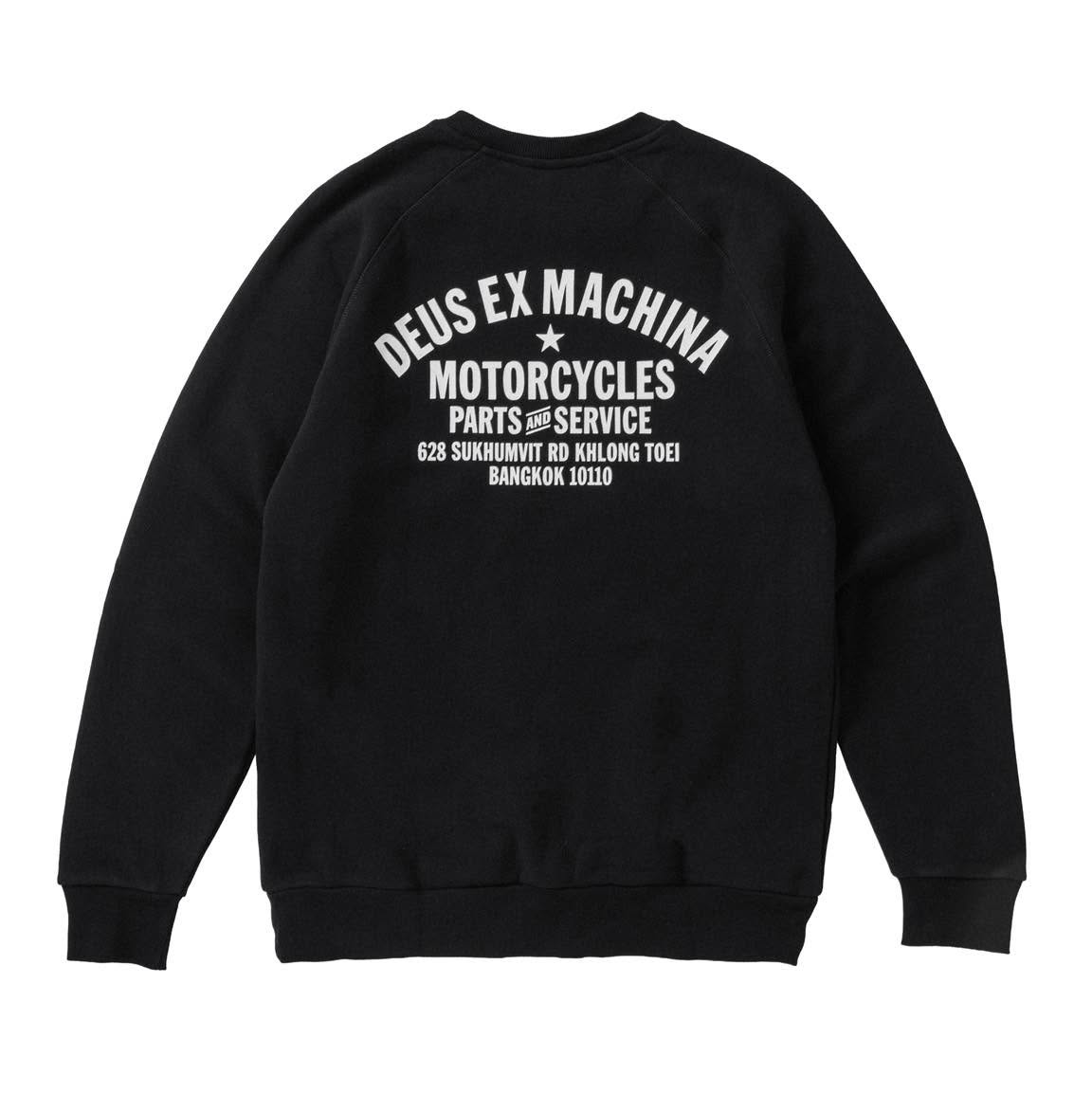 DEUS EX MACHINA BANGKOK ADDRESS CREW BLACK