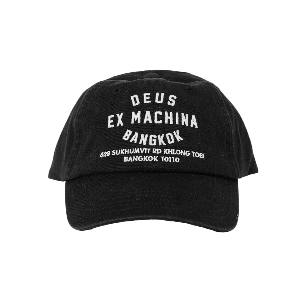 DEUS EX MACHINA BANGKOK ADDRESS DAD CAP BLACK