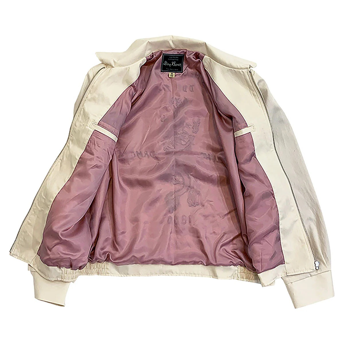 DRY BONES EMBROIDERED JACKET DRAGON - IVORY
