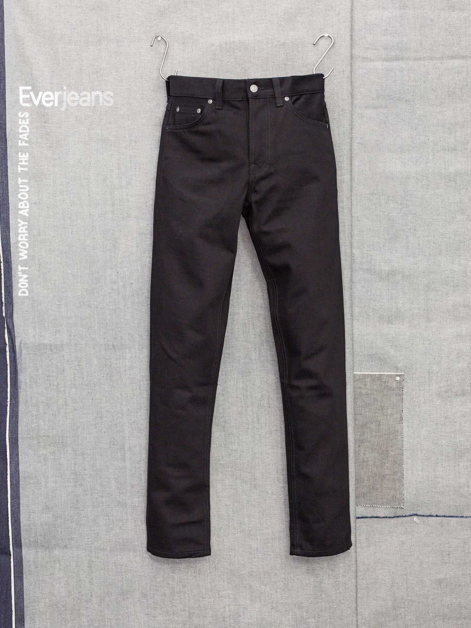 Nudie Jeans Steady Eddie Ii — Dry Everblack — front view