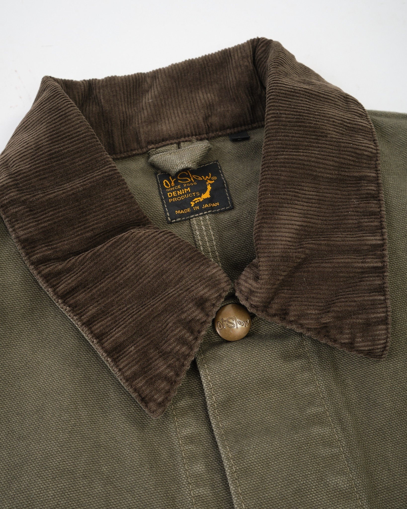 ORSLOW RELAX FIT OXFORD COVERALL - ARMY GREEN