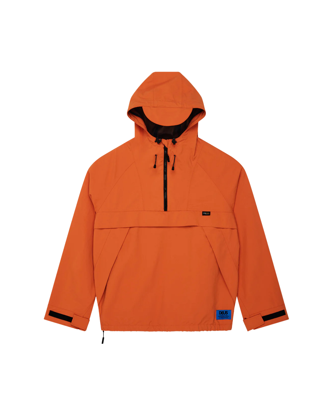 DEUS EX MACHINA RIPTIDE SMOCK JACKET - MANDARIN ORANGE