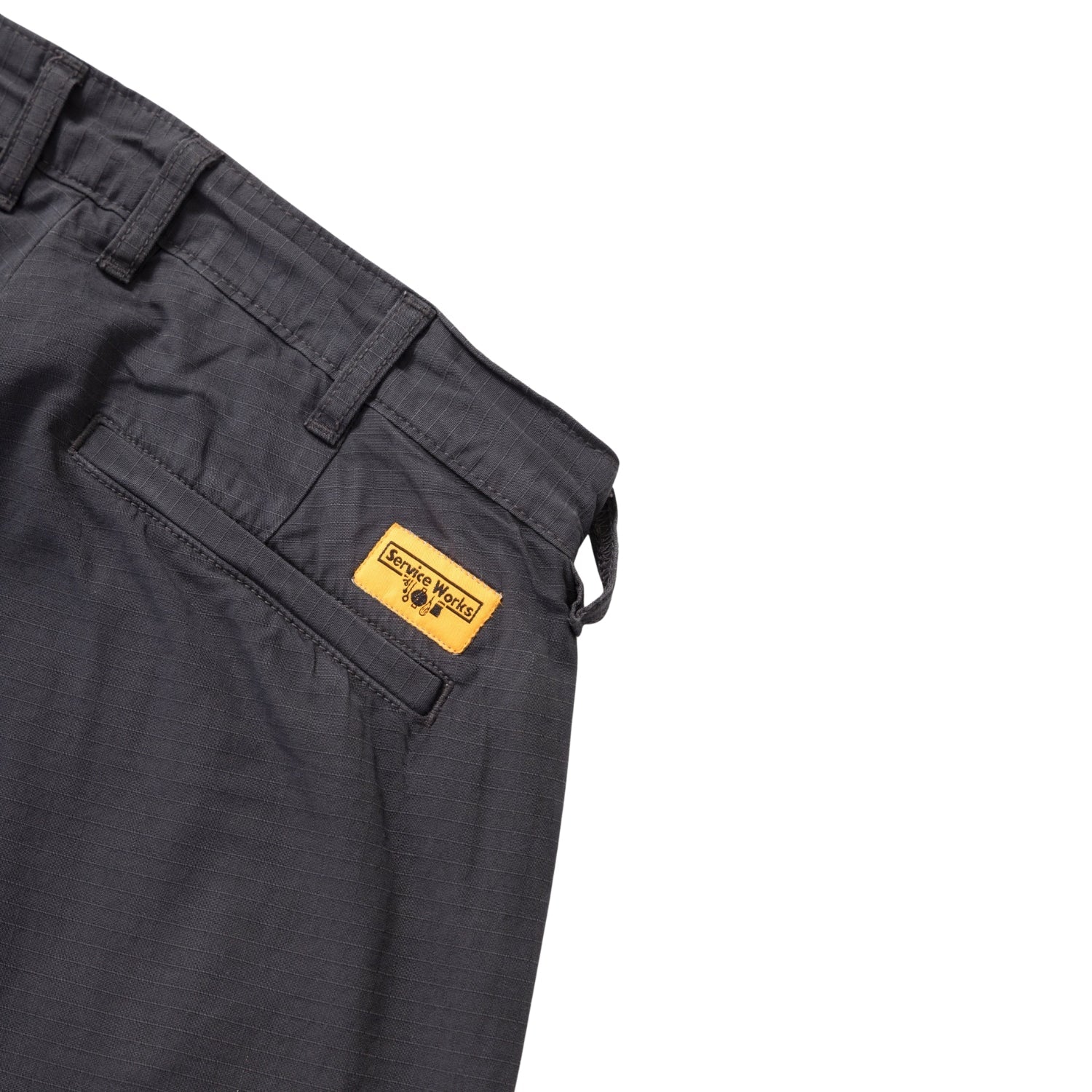 SERVICE WORKS  RIPSTOP PART TIMER PANT - WASHED BLACK