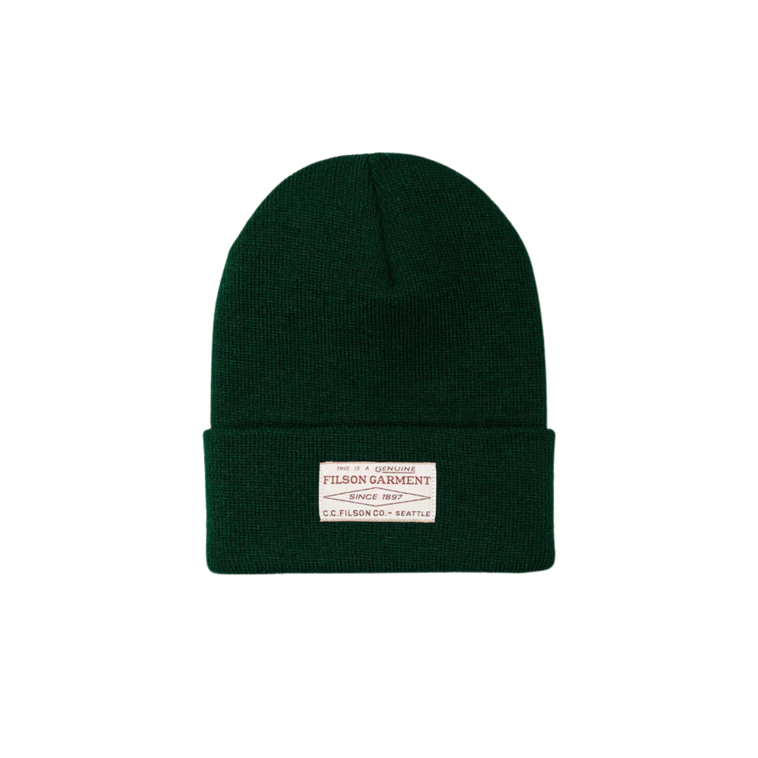 FILSON BALLARD WATCH CAP - FOREST GREEN