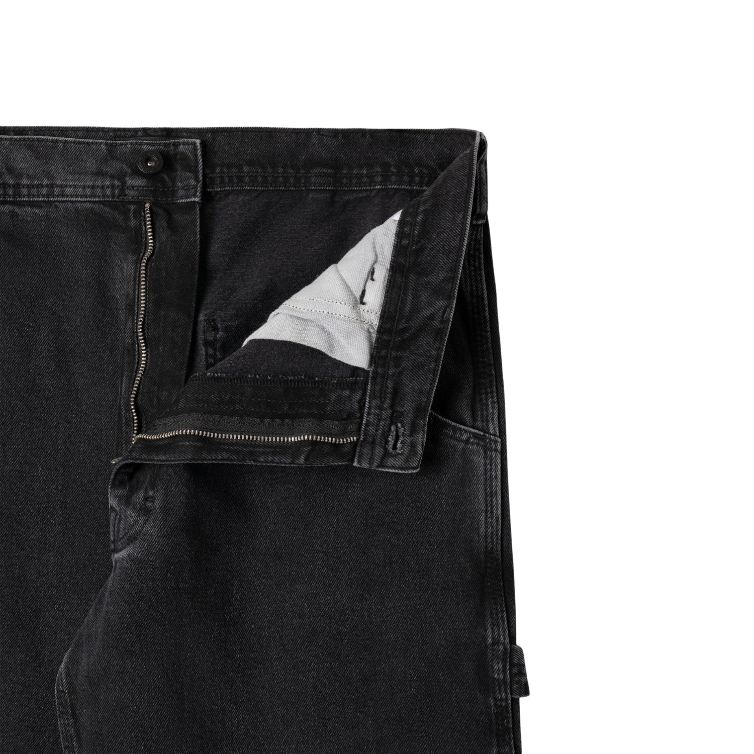 Stan Ray Og Painter Pant — Washed Black Denim — view 6