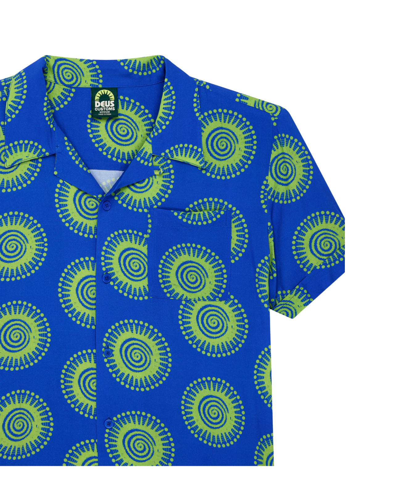 DEUS EX MACHINA PORTAL SHIRT - BLUE