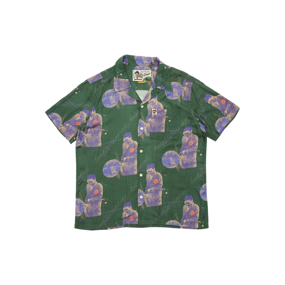 DEUS EX MACHINA WELDWIDE SHIRT - TREK GREEN