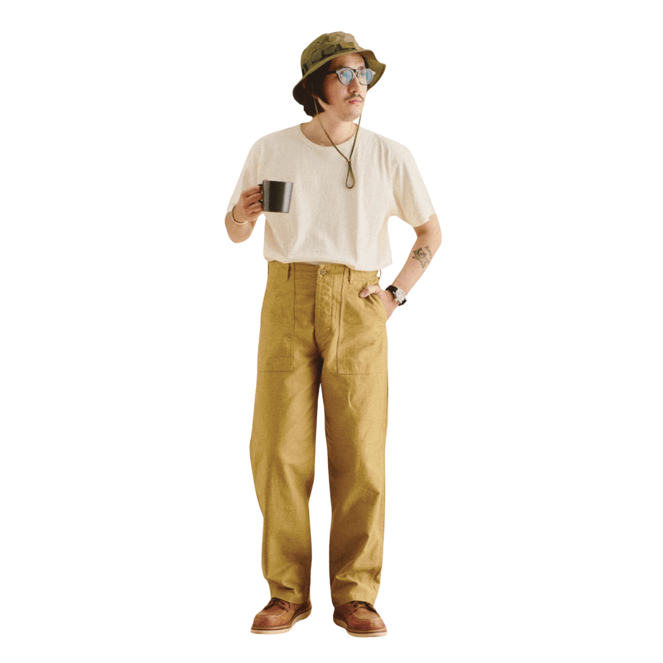 ORSLOW US ARMY FATIGUE PANTS - KHAKI