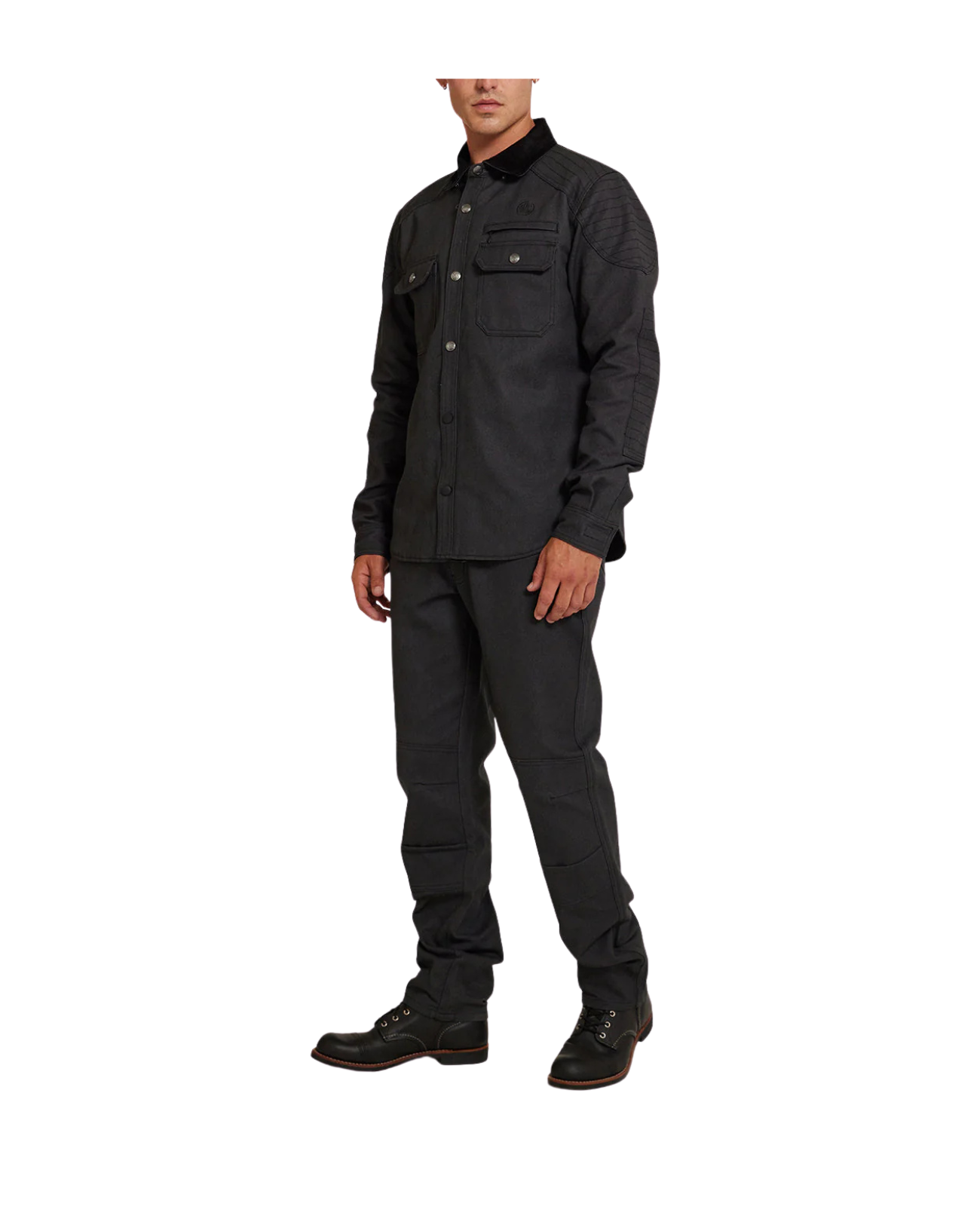 DEUS EX MACHINA CANTER OVERSHIRT - BLACK