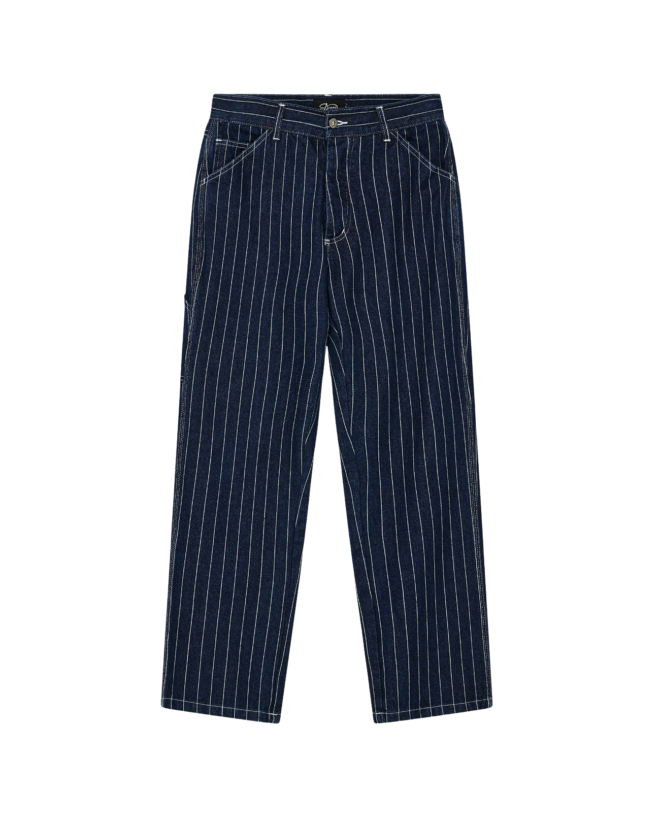DEUS EX MACHINA DALLAS STRIPE WORK PANT - INDIGO