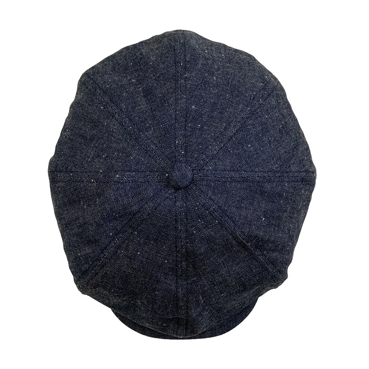 DRY BONES NAVY STITCH DENIM CASQUETTE - INDIGO