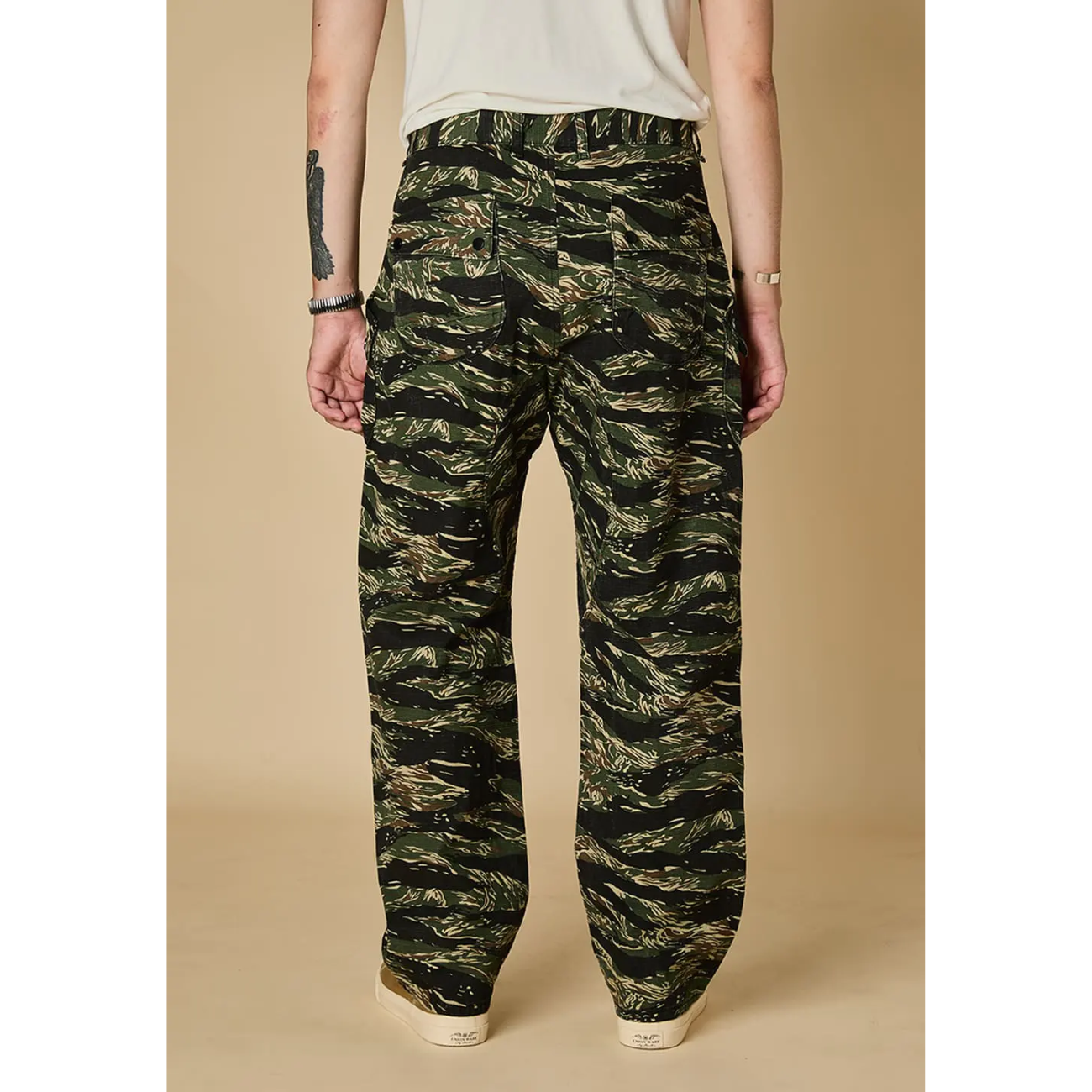 LEGS CO COMBAT TROPICAL PANTS TIGER CAMO - JUNGLE