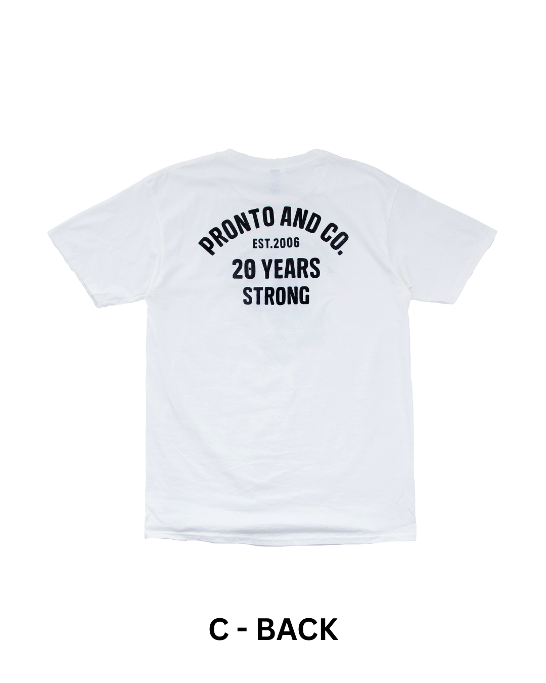 PRONTO&CO. 20TH ANNIVERSARY TEE - BLIND BOX Drop 2