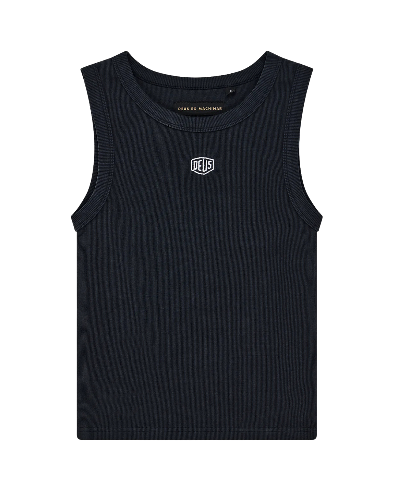 DEUS EX MACHINA SHIELD TANK - BLACK BEAUTY
