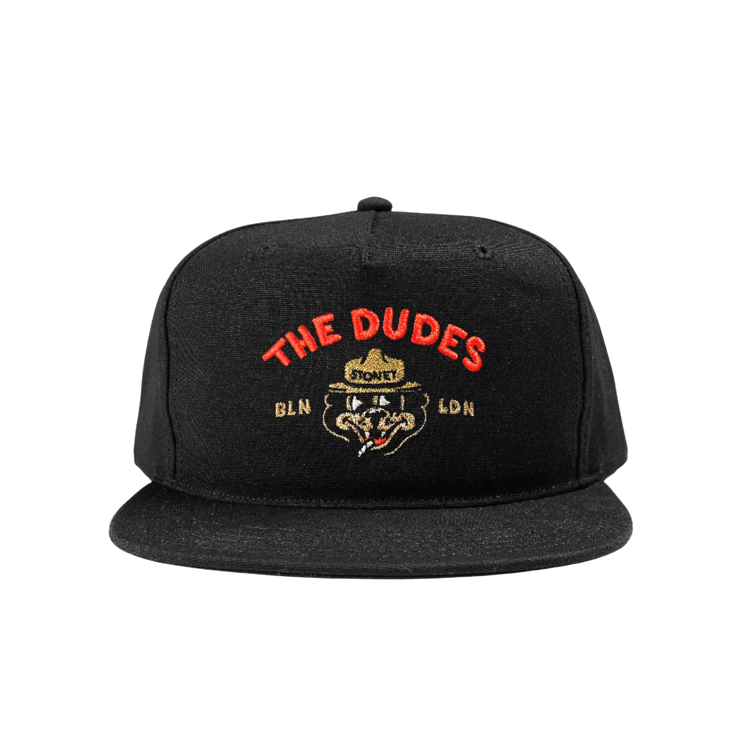 THE DUDES STONEY TRUCKER HAT - BLACK