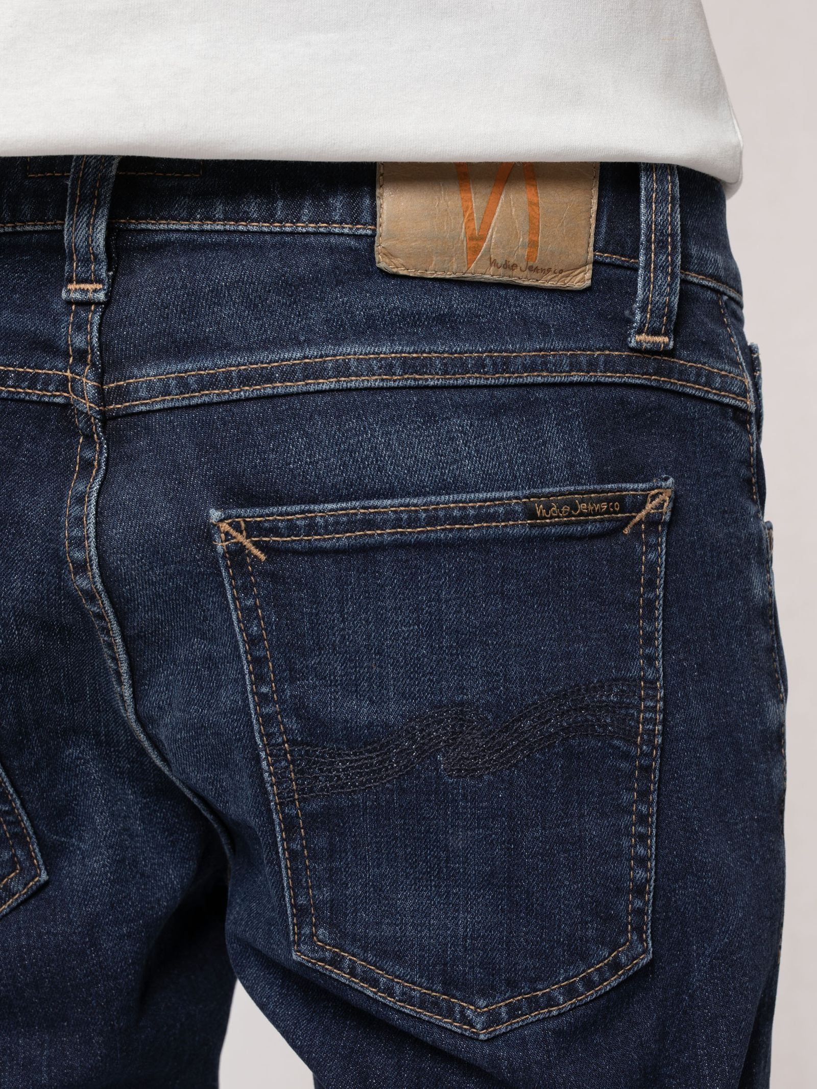 Nudie Jeans Tight Terry — Dark Steel — view 2