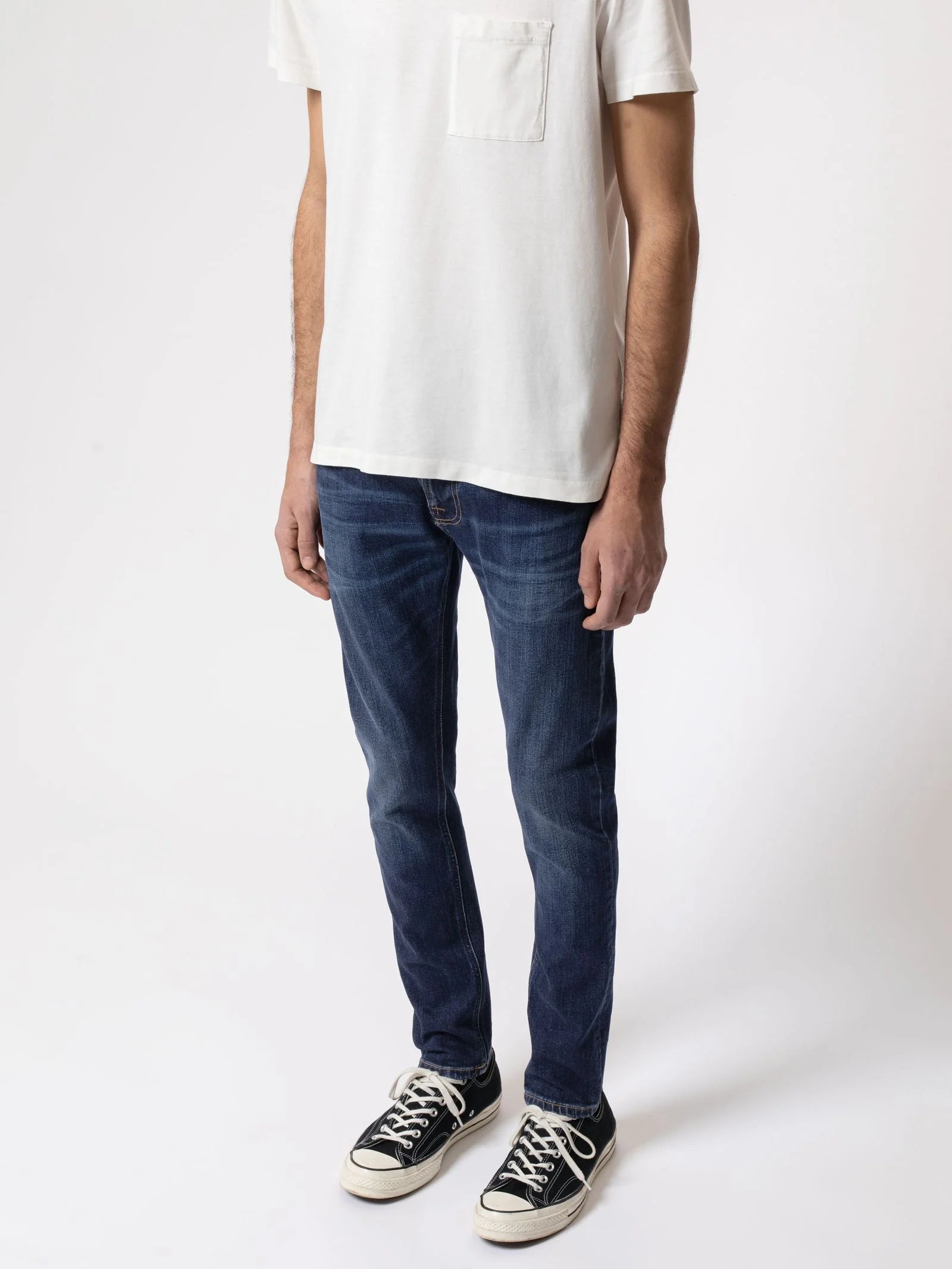 Nudie Jeans Tight Terry — Dark Steel — view 7