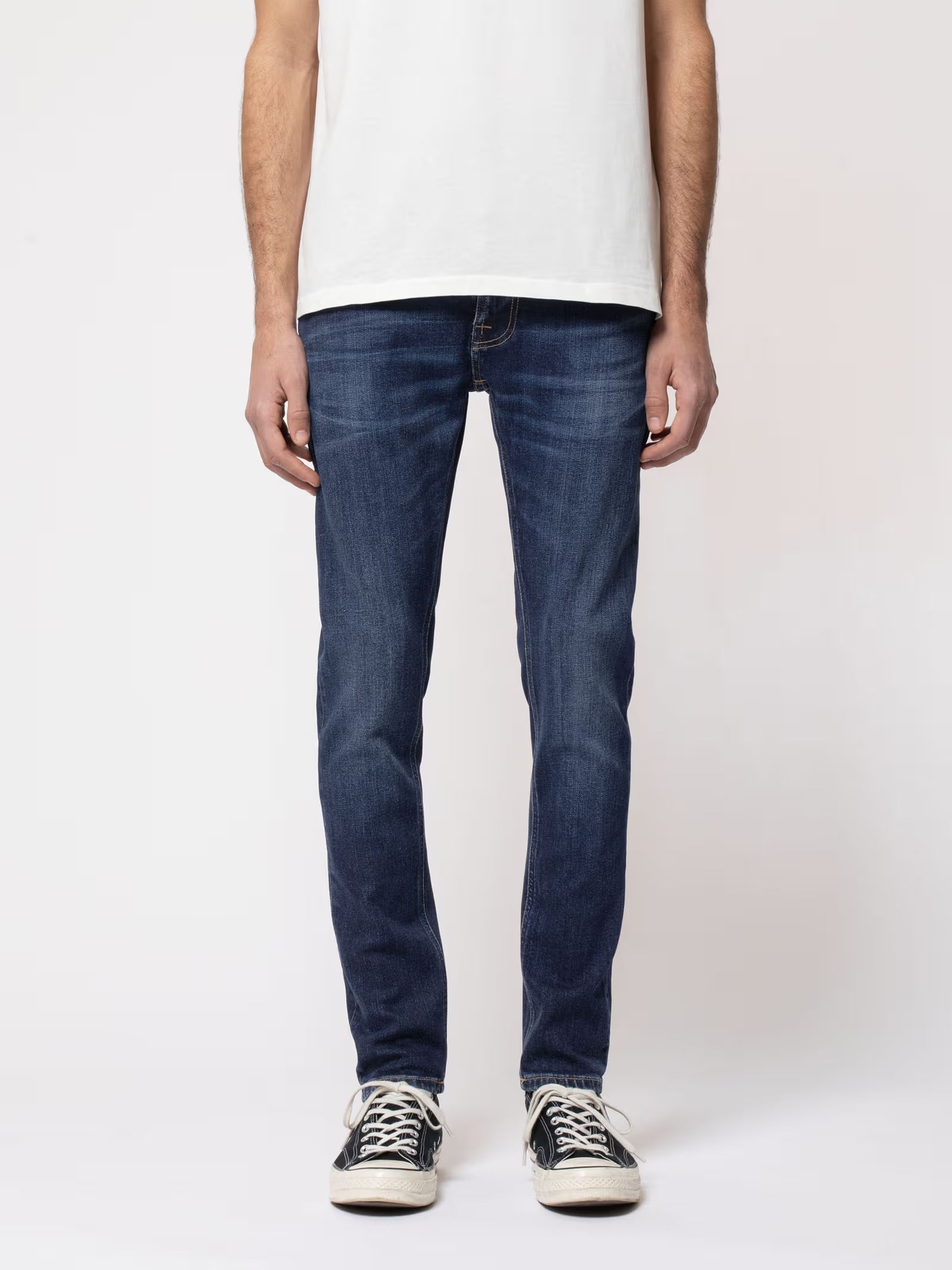 Nudie Jeans Tight Terry — Dark Steel — view 5