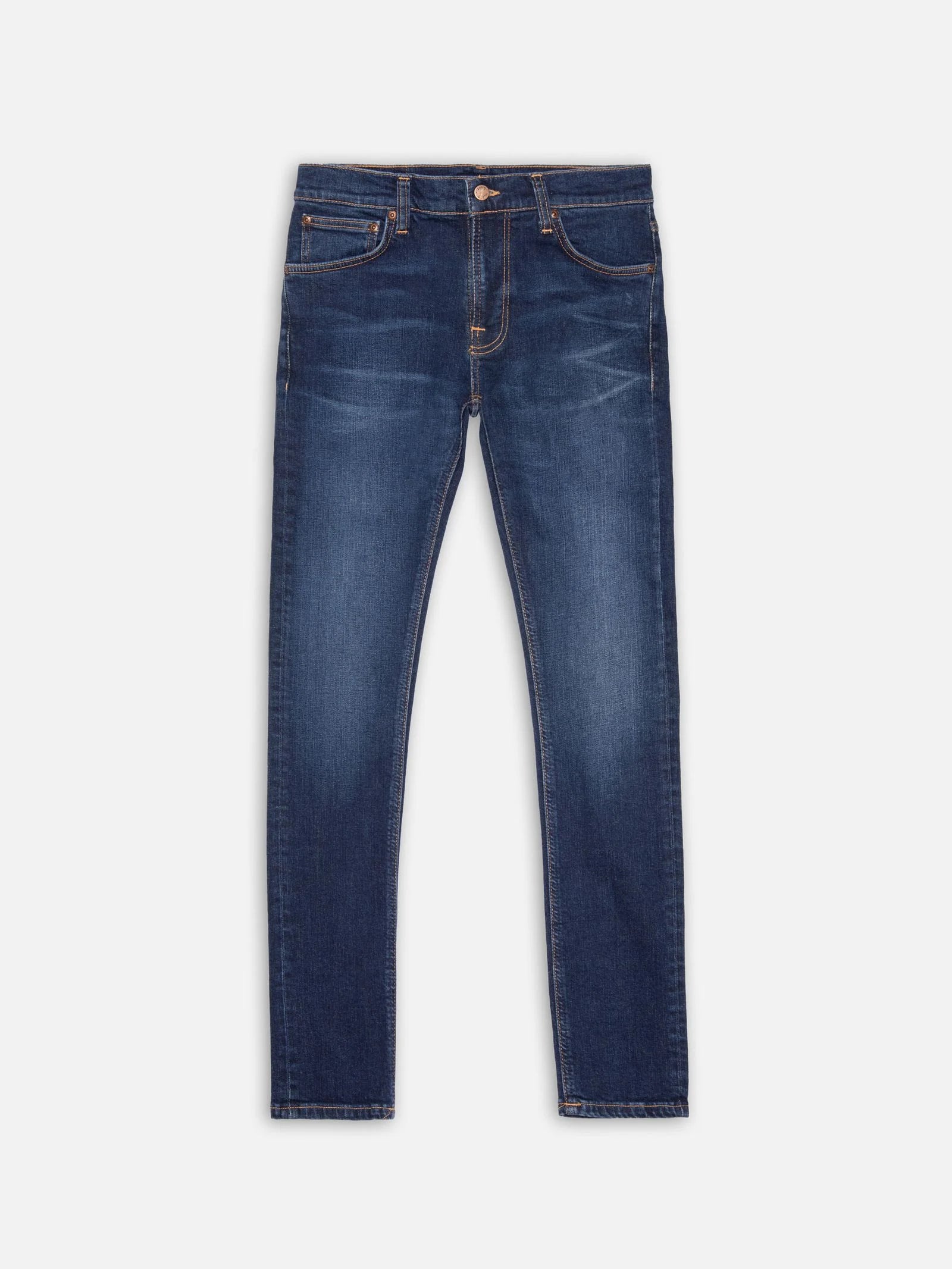 Nudie Jeans Tight Terry — Dark Steel — front view