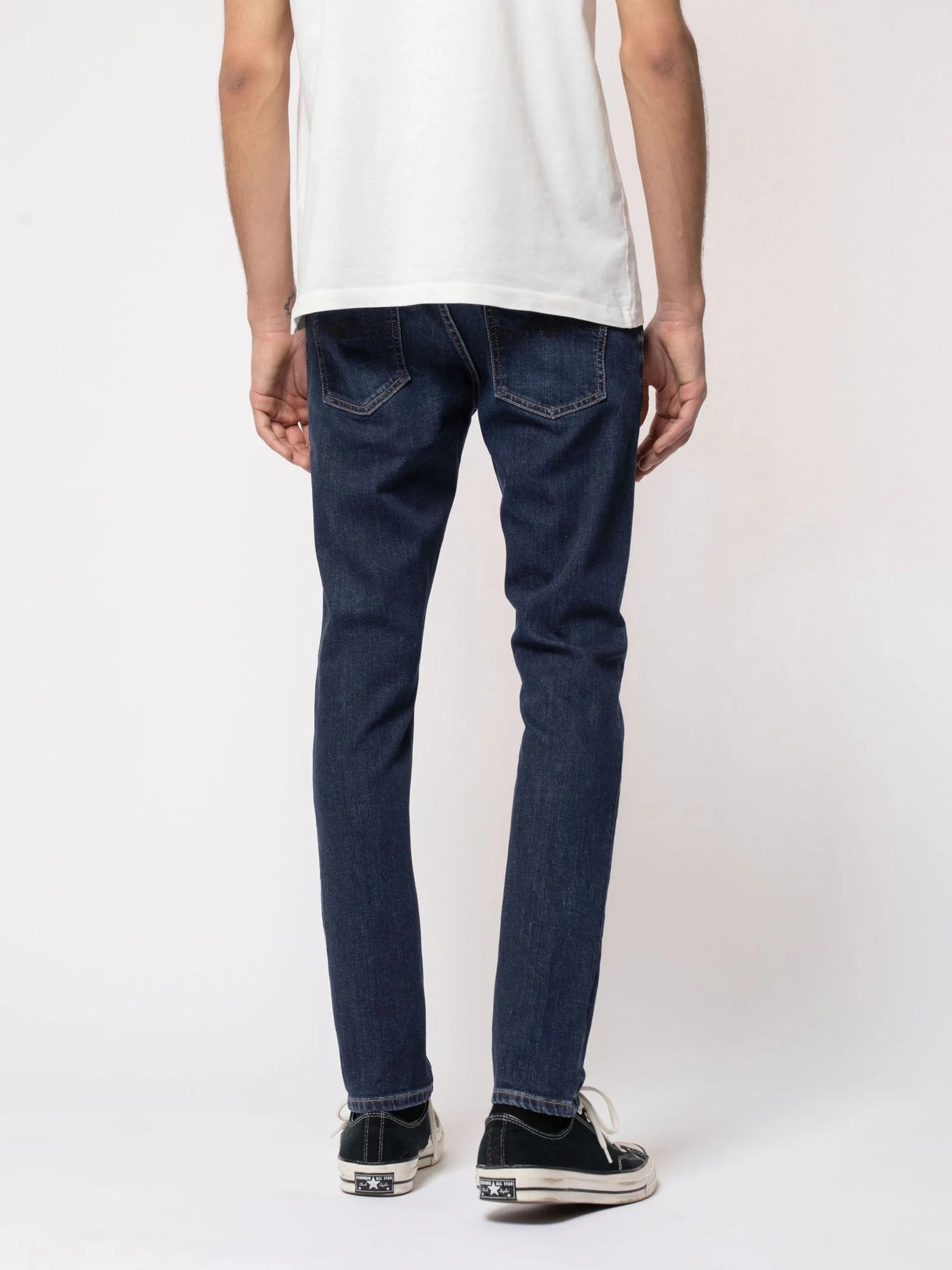 Nudie Jeans Tight Terry — Dark Steel — view 6