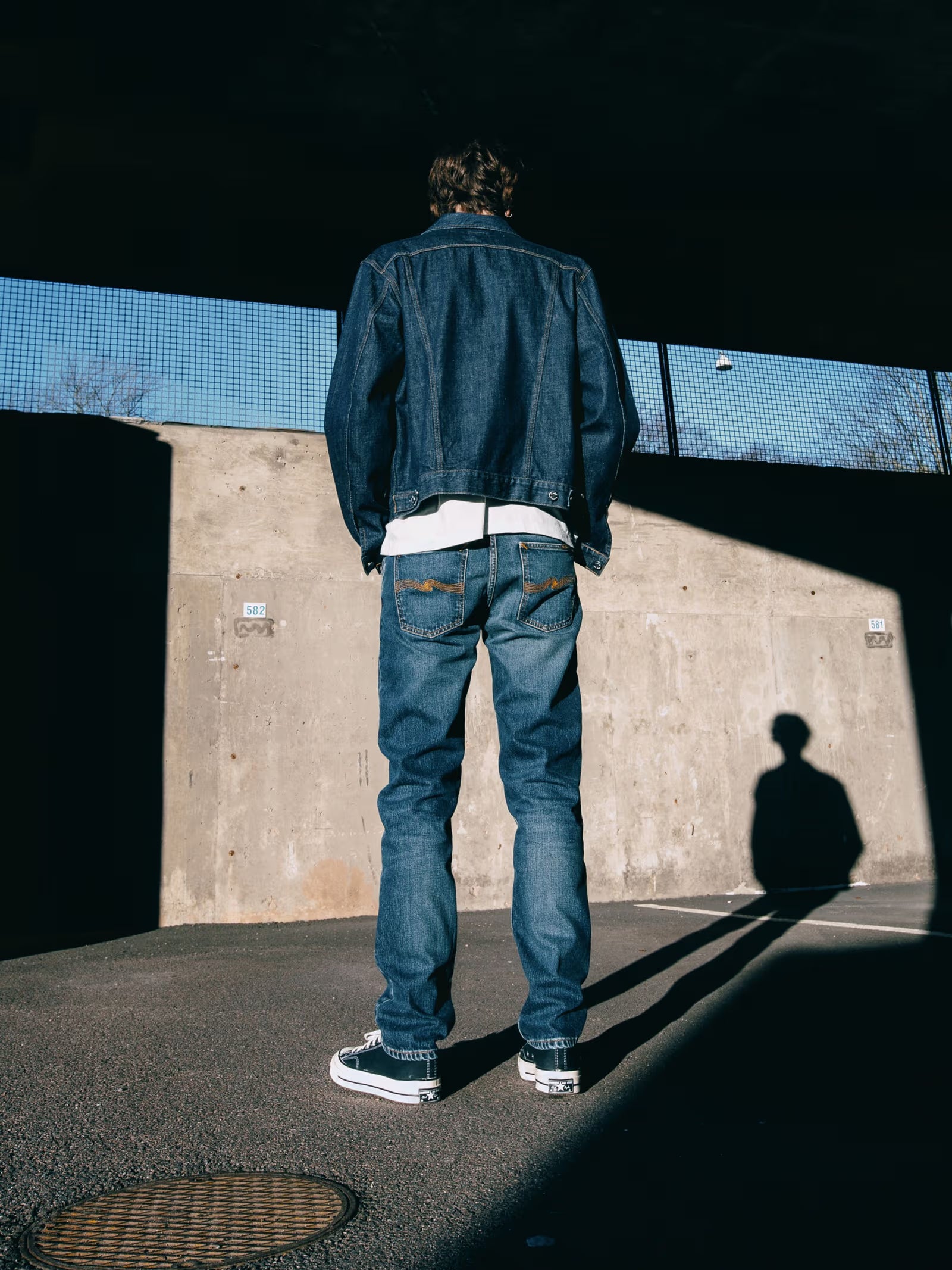 NUDIE JEANS LEAN DEAN - TROUBLED SEA